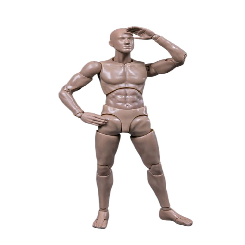 1/12 Scale Male Action Figure,6inch Pocket Series Drawman Flexible Action Figure Body Collection (A)