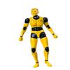 1/12 Scale Male Action Figure,6inch Flexible Yellow Testman Crash Test Dummy Action Figure Body Collection (B) view 1