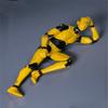 1/12 Scale Male Action Figure,6inch Flexible Yellow Testman Crash Test Dummy Action Figure Body Collection (B) view 4