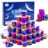Galaxy Slime Kit 40 Pack, Mini Putty Slime Easter Party Favor for Kids Girls Boys, Soft, Stretchy&Non-Sticky, Stress Relief Colorful Slime Pack Toy for Kids Goodie Bag Stuffers view 1