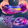 Galaxy Slime Kit 40 Pack, Mini Putty Slime Easter Party Favor for Kids Girls Boys, Soft, Stretchy&Non-Sticky, Stress Relief Colorful Slime Pack Toy for Kids Goodie Bag Stuffers view 3