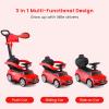 OLAKIDS Push Car for Toddlers, 3 in 1 Licensed Mercedes Benz Baby Sliding Walking with Parent Control Handle Adjustable Canopy Guardrail Under Seat Storage, Kids Ride on Toys with Horn (Red) view 4