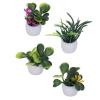 Potted Plants 1 12 Scale, Lifelike Miniature Bonsai Plant Mini Fake Plants Dollhouse Furniture 1 12 Scale Doll House Accessories for Home Decor view 2