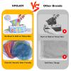 VPOJOY Baby Tissue Box Toy, Soft Montessori Tissue Box Baby Toys 6 to 12 Months, High Contrast Crinkle Paper Sensory Silk Scarves Toys for 1 Year Old Boys Girls Kids Early Learning Gifts view 4