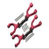 GPM Upgrades Spring Steel + Aluminum Supporting Mount with Front/Rear Upper Arms Set for X-Maxx 6S/8S Monster Truck77086-4 RC Cars (red) view 1