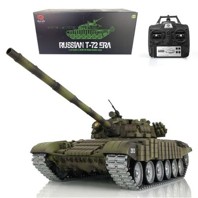 Toucan RC Hobby Henglong T72 RC Battle Tank 1/16 RTR 7.0 Mainboard 3939 Armor Metal Tracks Wheel