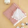 00% Cotton Unisex Baby Muslin Cover Swaddle Blanket for Newborn Babies Baby Muslin Blanket Soft (Brick) view 2