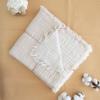 100% Cotton Unisex Baby Cover, 4 Layers, Swaddle for Newborn Baby,110 * 120 cm Muslin Blanket, Baby Muslin Blanket Soft (Beige) view 2