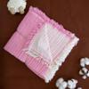 100% Cotton Muslin Baby Cover Swaddle Blanket for Newborn Babies Baby Muslin Blanket Soft (Pink) view 2