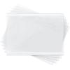 100 Pack 100 Pack Clear Disposable Placemats Sticky Transparent Table Mat Tray Cover Adhesive Placemats for Baby Toddler Kids Adults Schools Family Restaurant Airplane Tray Cover(12 x 18 inch) view 1