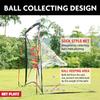 Baseball Net - 9 Strike Zone Pitching Net Hitting Net Batting Practice Net, Baseball Gifts for Kids Children Teens & Youth | Training Aids Equipment (Portable & Quick-Fold) 5x5ft view 3