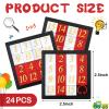 24-Piece 15 Puzzle Number Slide Puzzle Set - Brain Teaser and IQ Educational Toy for Teens and Adults, 2.6 x 2.6 Inches, Ideal for Learning Tool Party Favors view 2