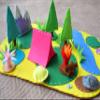 Camping Felt Play Mat, Waldorf Play Set, Small World for Kids, Pretend Play, Travel Educational Toy, Playscape Children Activity Imagination, Camping Adventure Toy, Interactive Play Set view 4