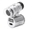 Microscope Kit 1pc Mini Jewellery Glass 60x Magnifier Pocket Microscope Magnifier LED Microscope Lens Adapters view 1