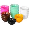 25pcs Miniature Bowls Dollhouse Dish Model Mini Kitchen Accessories Toys Colorful Tiny Plate for Play Food Toy view 1