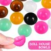 25pcs Miniature Bowls Dollhouse Dish Model Mini Kitchen Accessories Toys Colorful Tiny Plate for Play Food Toy view 4