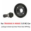 Hard Steel Diff Ring Pinion Gear for Traxxas X-MAXX 1/5 Front + Rear Helical Teeth Steel Part (Rear Pinion Gear +Diff Ring) view 2