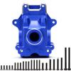 RC GearBox, Aluminum Alloy Front & Rear Universal Gearbox for TRAXXAS 1/8 4WD SLEDG RC Car Replacement Parts(Blue) view 3