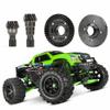 ZLiT Hard Steel Diff Ring Pinion Gear for Traxxas X-MAXX 1/5 Front + Rear Helical Teeth Steel Part (Front Rear Pinion Gear +Diff Ring) view 3