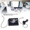 Baby Car Camera, Folding Car Rear View Monitor, 140 View Angle Car Camera with Crystal Clear View Infant Travel Safety Baby Car Backseat Camera, Easily Observe Your Baby Every view 2