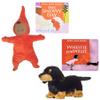 Ezra Jack Keats Gift Set: The Snowy Day, Whistle for Willie & Peter Doll Books with Dachshund Plush & Gift Bag view 1