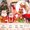 AEVVV Christmas Nesting Dolls Set 7 pcs - Santa Claus Figurines - Matryoshka Doll with Christmas Decorations Room Decor view 3