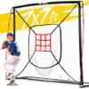 Baseball Net - 9 Strike Zone Pitching Net Hitting Net Batting Practice Net, Baseball Gifts for Kids Children & Teens | Training Aids Equipment 7x7ft view 1
