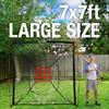 Baseball Net - 9 Strike Zone Pitching Net Hitting Net Batting Practice Net, Baseball Gifts for Kids Children & Teens | Training Aids Equipment 7x7ft view 4