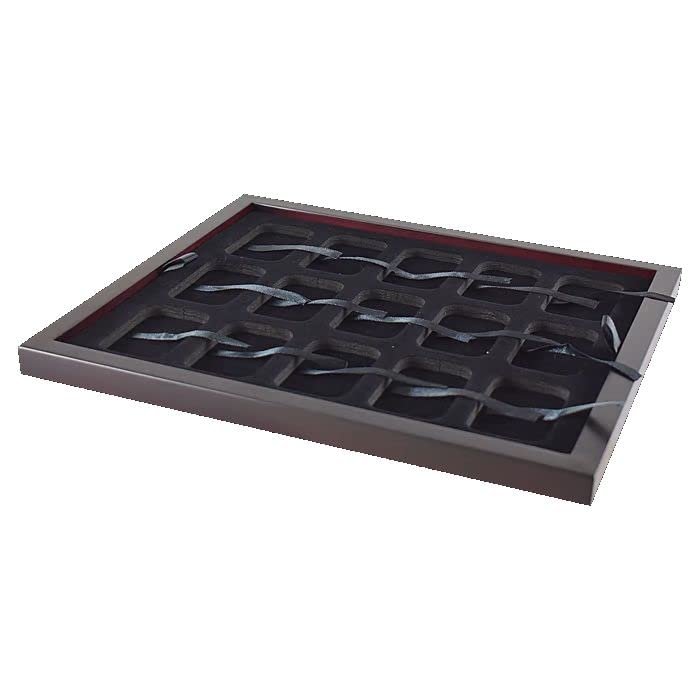 Coin Tray for Fifteen One Ounce Silver Bars in Capsule