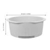 Baby Bathtub Baby Washboard Basin Washboard Basin Set Plastic wash Board Newborn Clothes Washtub Plastic Non-Slip view 2