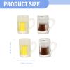 Toddmomy Mini Resin Beer Mugs 150Pcs Dollhouse Beer Models DIY Craft Supplies for Doll Display and Scrapbooking Decor view 4
