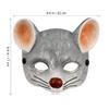 ABOOFAN 3 PCS Rat Head Masks rat masks costume Halloween view 2