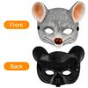 ABOOFAN 3 PCS Rat Head Masks rat masks costume Halloween view 3