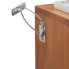 10 Pack Furniture Anchors Kit for Baby Proofing, Furniture Straps Use to Prevent Falling and Anti Tip, Dresser Or Cabinet to Wall Anchors, 8in view 1