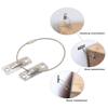 10 Pack Furniture Anchors Kit for Baby Proofing, Furniture Straps Use to Prevent Falling and Anti Tip, Dresser Or Cabinet to Wall Anchors, 8in view 4