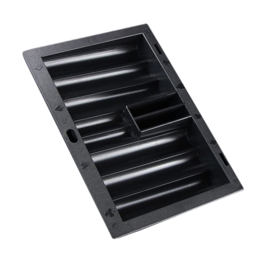 BESPORTBLE Thick Table Poker Chip Tray Poker Chip Table Holder for Organize
