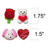 ArtCreativity 48 PCS Mini Valentines Squishies Toys, Bulk Set, 12 Cute Designs, Stress Relief Toys for Kids & Adults, Valentines Gifts, Party Favors, Goodie Bag Stuffers, Fun & Squishy Novelty Toys view 3