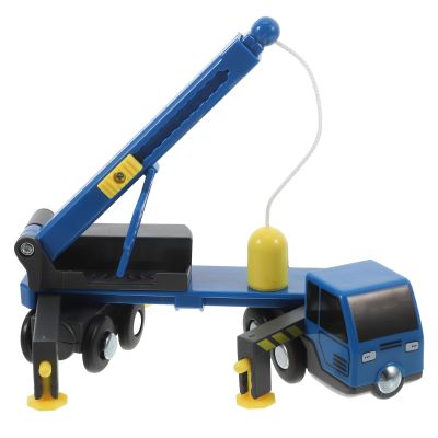 Toyvian Large Crane Toy with 6.7 Inch Telescopic Arm and 360 Rotating Crane Body Model Engineering Vehicle with Tiltable Cab and Retractable Stabilizers for Kids