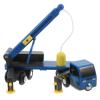 Toyvian Large Crane Toy with 6.7 Inch Telescopic Arm and 360 Rotating Crane Body Model Engineering Vehicle with Tiltable Cab and Retractable Stabilizers for Kids view 1