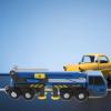 Toyvian Large Crane Toy with 6.7 Inch Telescopic Arm and 360 Rotating Crane Body Model Engineering Vehicle with Tiltable Cab and Retractable Stabilizers for Kids view 3