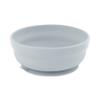 Bumkins Baby Bowl, Silicone Suction, for Babies, Toddlers and Kids, Baby Led Weaning, Feeding Essentials, Platinum Silicone, Non Skid Sticky Bottom, Supplies for Children Ages 6 Months Up, Gray view 1