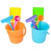 The Dreidel Company Mini Beach Playsets, Play Set Includes 1 Sand Bucket, 1 Shovel, 1 Rake, and 1 Scoop, Birthday Treats for Boys and Girls, Party Favors for Kids and Toddlers (144-Pack) view 3