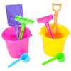 The Dreidel Company Mini Beach Playsets, Play Set Includes 1 Sand Bucket, 1 Shovel, 1 Rake, and 1 Scoop, Birthday Treats for Boys and Girls, Party Favors for Kids and Toddlers (144-Pack) view 4