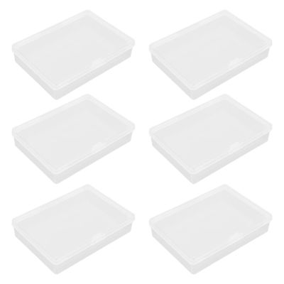 Cabilock 6pcs Playing Card plastic playing card case organizer Case Clear Playing