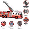 Liberty Imports RC Fire Truck - Big Remote Control Toy Fire Truck - 14" Rescue Fire Engine with Flashing Lights and Siren Sounds, Extendable Rescue Ladder for Kids view 4