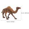 3 Pcs Realistic Camel Figurines - Educational Wildlife Stationary Adornment for Kids - Khaki Decor - Perfect for Play and Learning view 4