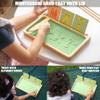 AtMini Sand Tray for Classroom Wooden Montessori Sand Tray with Lid for Kids Writing Letters and Numbers, Preschool Classroom Must Haves, Kindergarten Learning Tools (Green) view 4