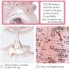 Cute Automatic 360 Rotating World Globe Pink Geographic Globe With World Map Educational Globe Kids World Globe 8.5 Inch view 4
