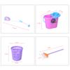 E-TING Miniature Dollhouse Cleaning Tools Set+ Hi-Fi TV Cabinet Set for 7-11.5 inch Dolls Accessories, Multicolored view 4