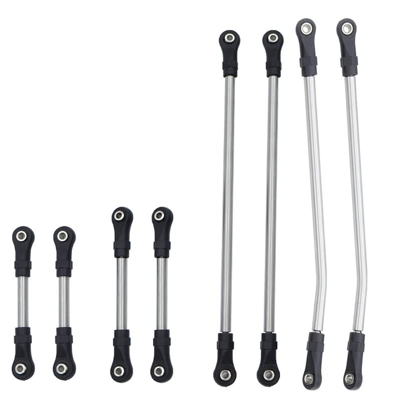 LCG Girder Frame Stainless Steel Linkage Link Rod Rod End for 1/10 RC Crawler Axial SCX10 II III TRX4 Capra 1.9 LCG Rails Chassis Kit (for Capra 1.9)